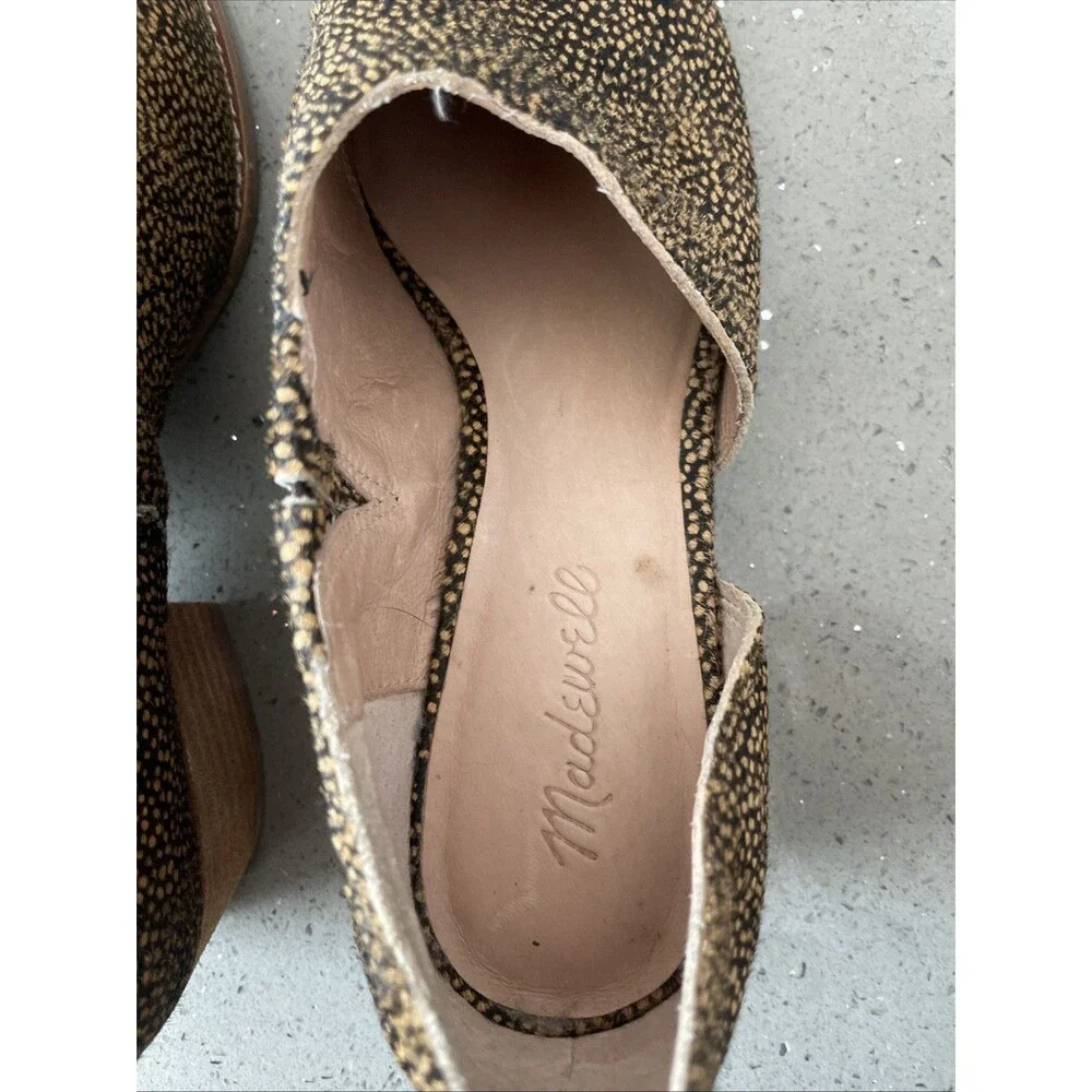 Madewell The Lucie Calf Hair Bootie Size 8.5 womens
